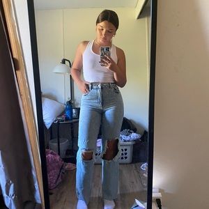 Garage denim 90s straight jean - size 0/24